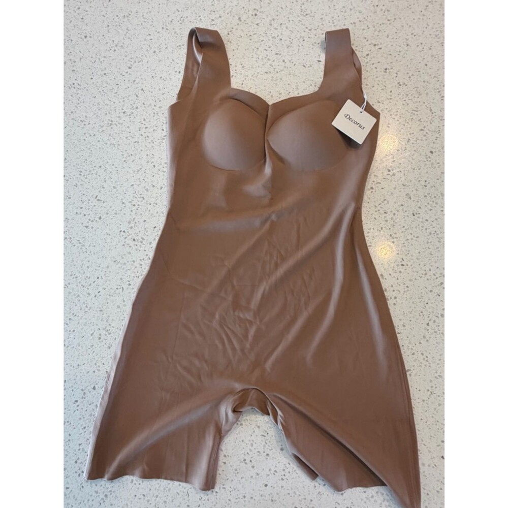 Decorus Brown Shaping Bodysuit - Supportive Women’s Intimate XXL